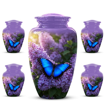 10 inch Large Urn with 4 Keepsake 3 inch