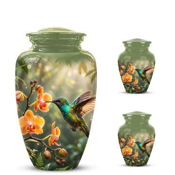 10 inch Large Urn with 2 Keepsake 3inch