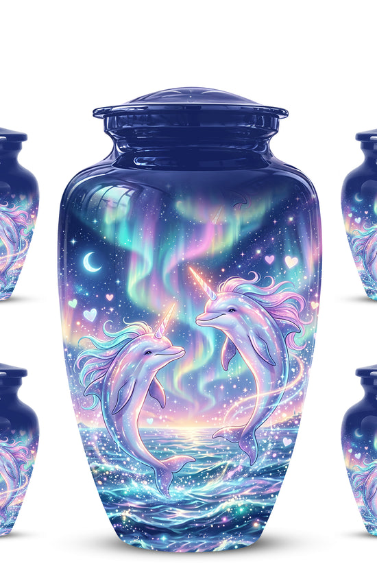 Baby Dolphin Cremation Urn - Personalized Artistic Urns For Human Ashes