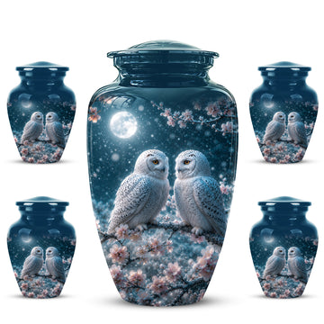10 inch Large Urn with 4 Keepsake 3 inch