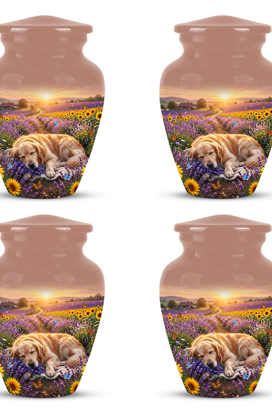 Golden Retriever Gog Memorial Urn - Personalized Pet Urns For Ashes