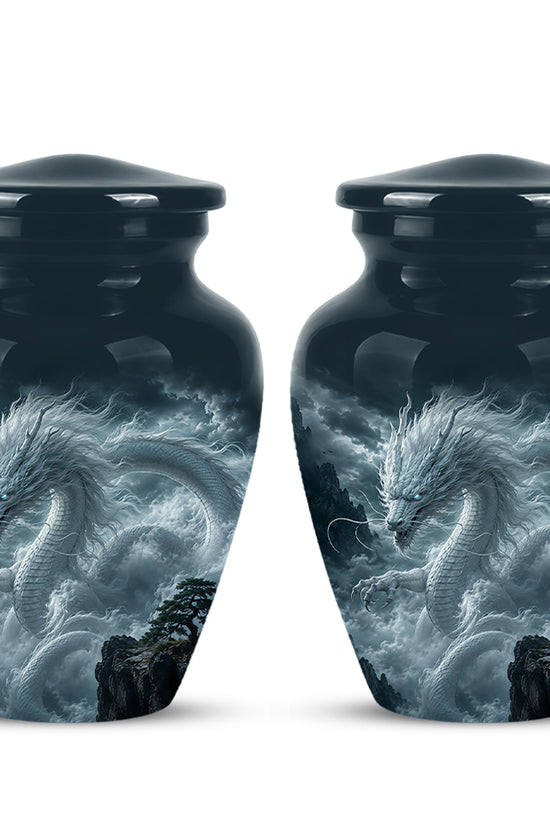 Dragon Cremation Urn = Custom Artistic Adult Memorial Urns For Ashes
