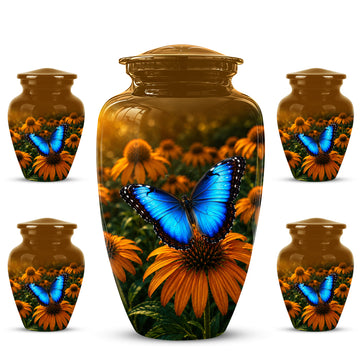 10 inch Large Urn with 4 Keepsake 3 inch