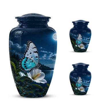 10 inch Large Urn with 2 Keepsake 3inch