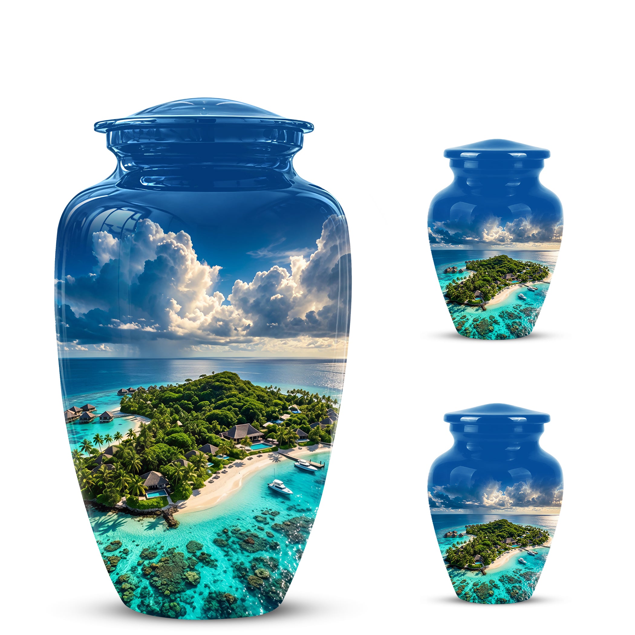 Beach Urns For Human Ashes - Custom Eternal Peaceful Tribute Urns