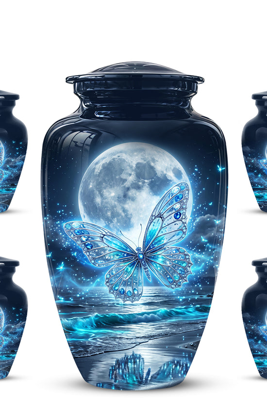 Beautiful Butterfly Burial Urn - Custom Memorial Urns For Women Ashes