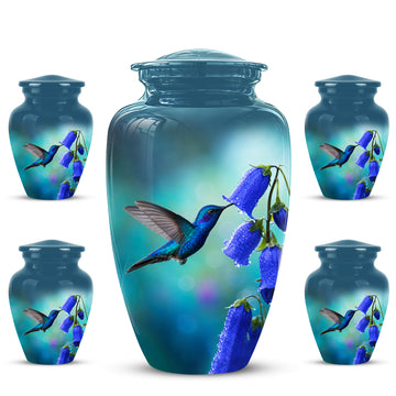 10 inch Large Urn with 4 Keepsake 3 inch