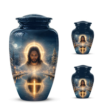 10 inch Large Urn with 2 Keepsake 3inch