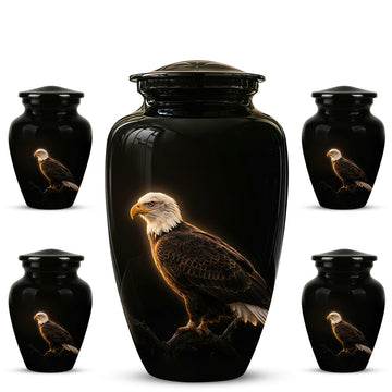 10 inch Large Urn with 4 Keepsake 3 inch