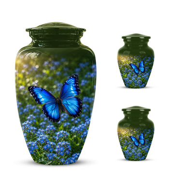 10 inch Large Urn with 2 Keepsake 3inch