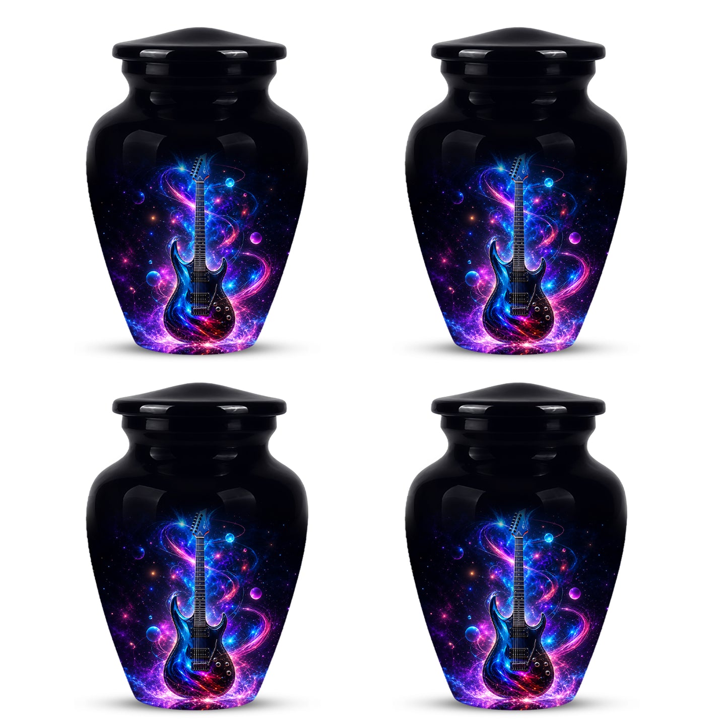 Electric Guitar Cremation Urn - Guitar Memorial Urns For Music Lovers