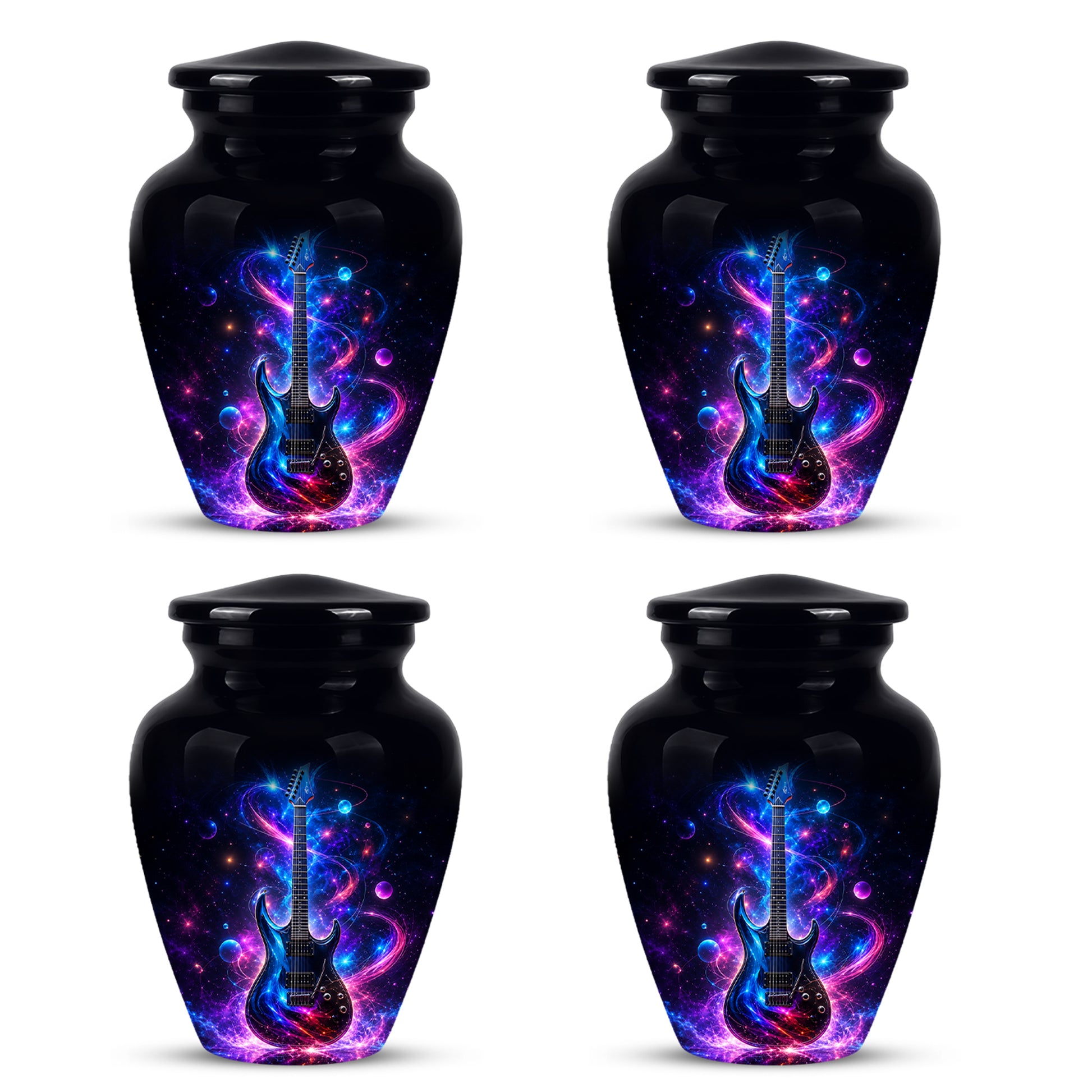 Electric Guitar Cremation Urn - Guitar Memorial Urns For Music Lovers