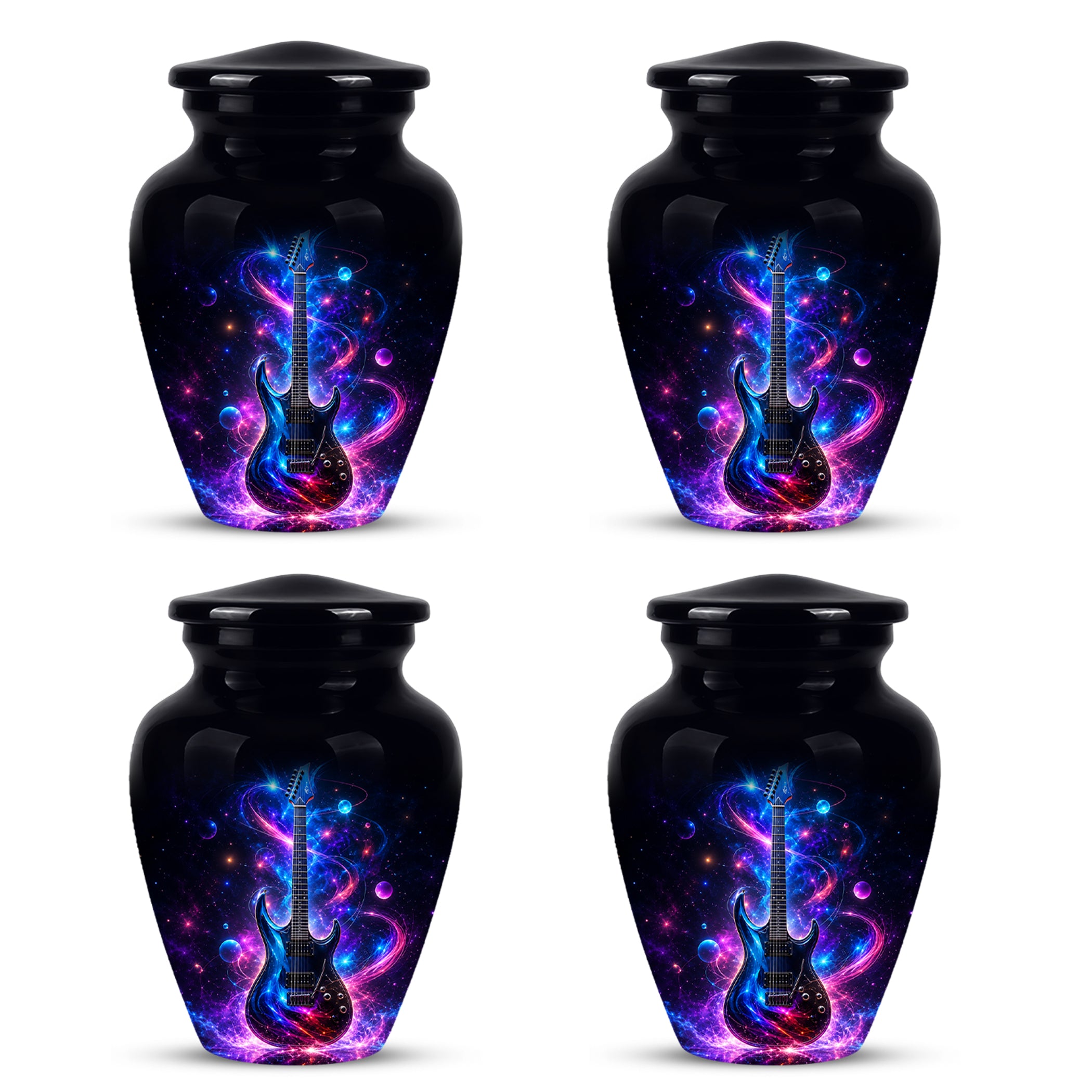 Electric Guitar Cremation Urn - Guitar Memorial Urns For Music Lovers