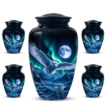 10 inch Large Urn with 4 Keepsake 3 inch