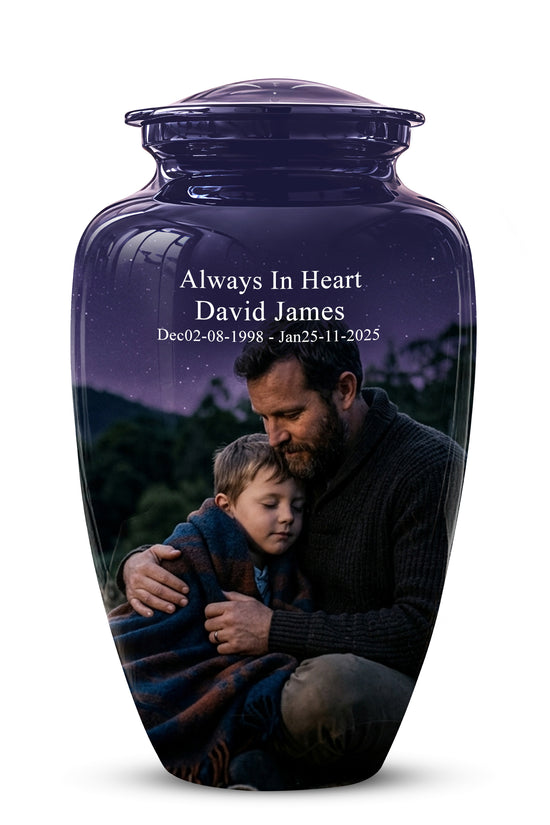 Father & Son Eternal's Love - Personalized Memorial Urns For Loved Ones Ashes