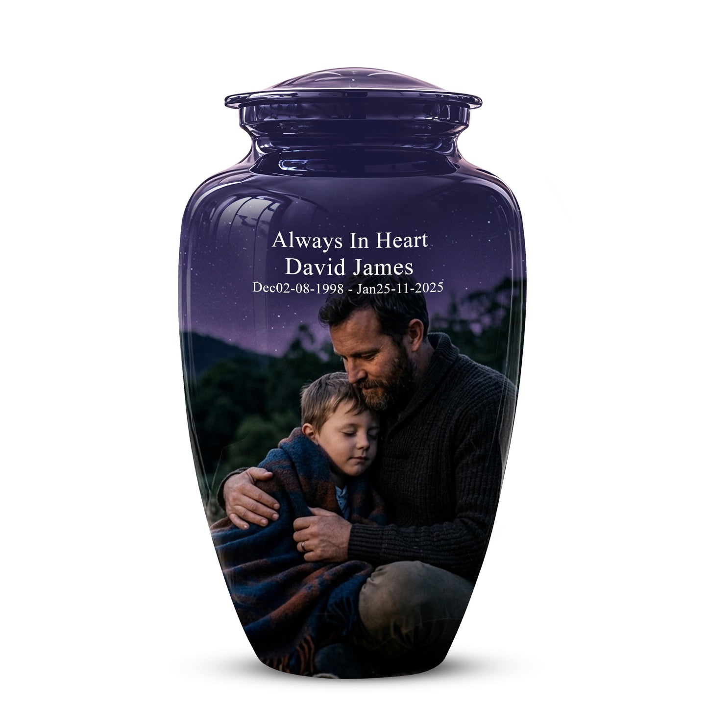 Father & Son Eternal's Love - Personalized Memorial Urns For Loved Ones Ashes