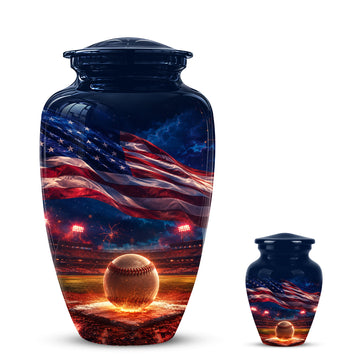 10 inch Large Urn with 1 Keepsake 3 inch
