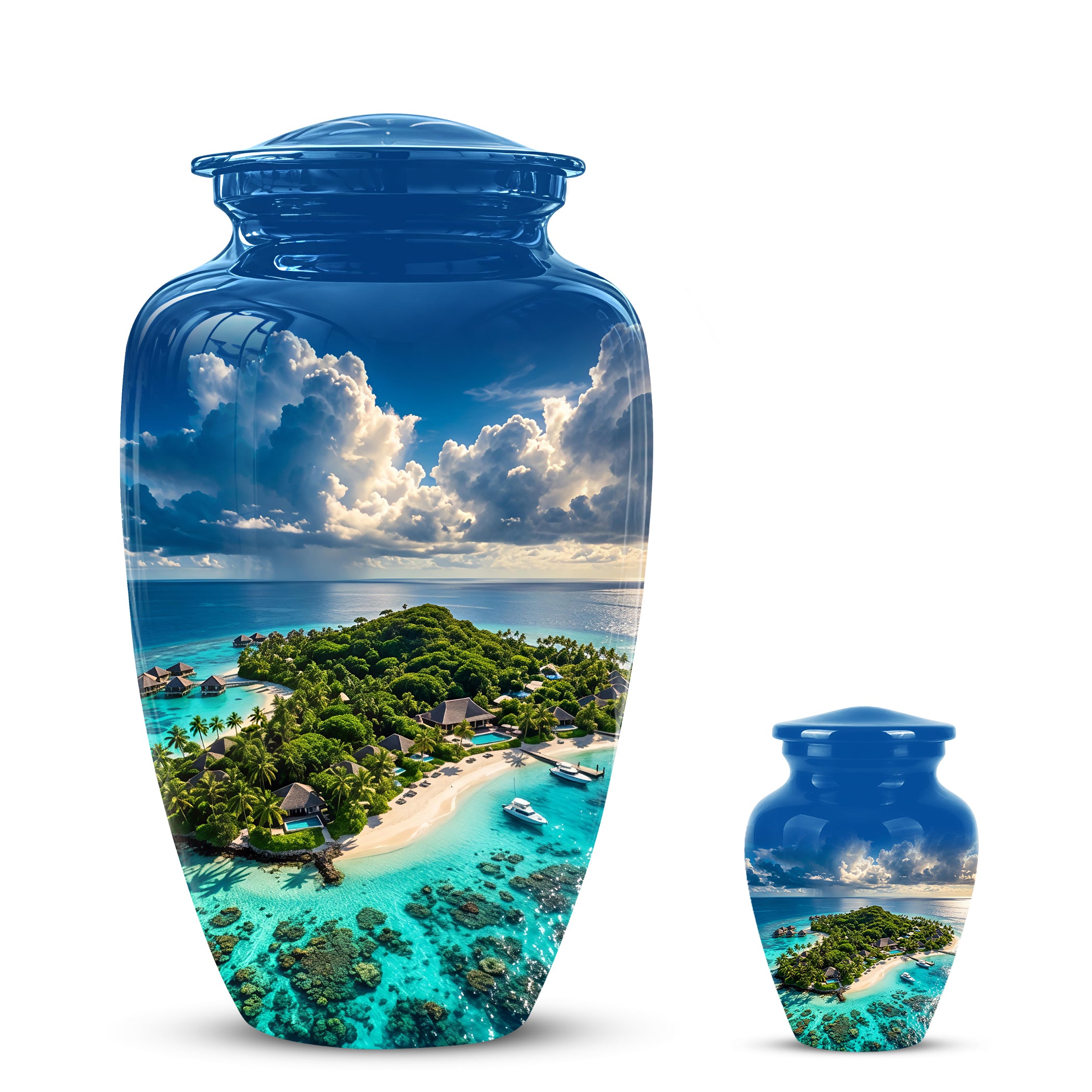 Beach Urns For Human Ashes - Custom Eternal Peaceful Tribute Urns