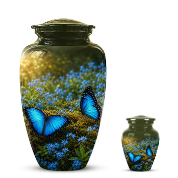 10 inch Large Urn with 1 Keepsake 3 inch