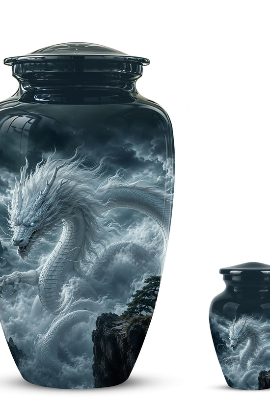 Dragon Cremation Urn = Custom Artistic Adult Memorial Urns For Ashes
