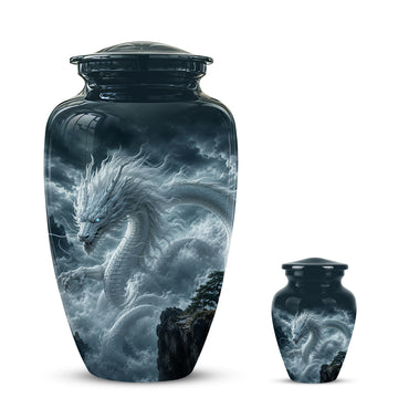 10 inch Large Urn with 1 Keepsake 3 inch