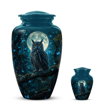 10 inch Large Urn with 1 Keepsake 3 inch