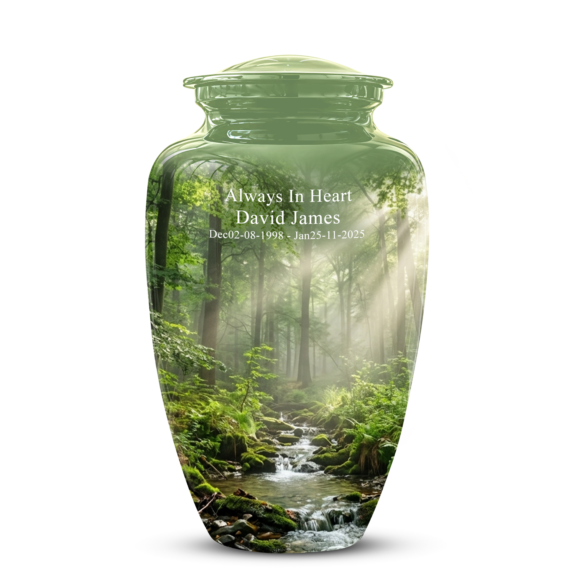 Forest Scenic Cremation Urn - Artistic Funeral Urns For Nature Lover's Ashes