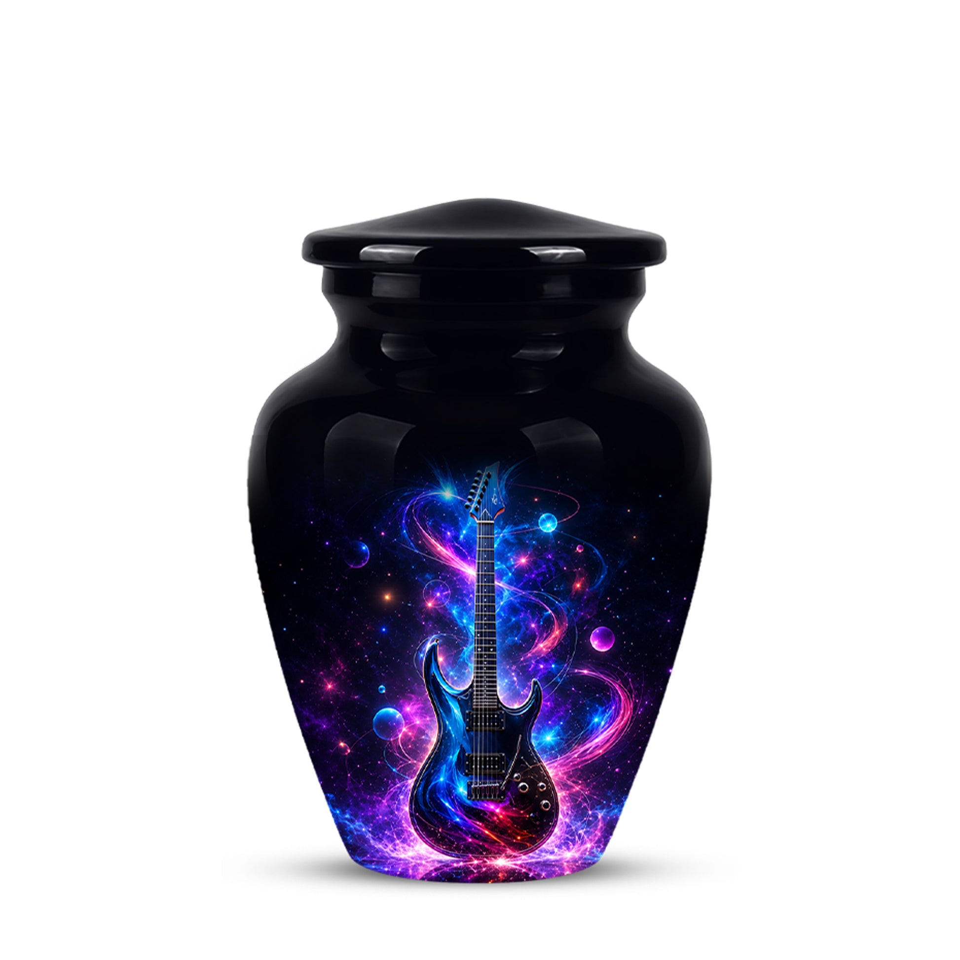 Electric Guitar Cremation Urn - Guitar Memorial Urns For Music Lovers