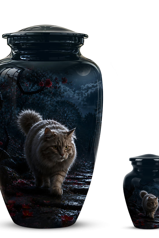 Custom Cat Cremation Urn - Handcrafted Pet Memorial Urns For Ashes