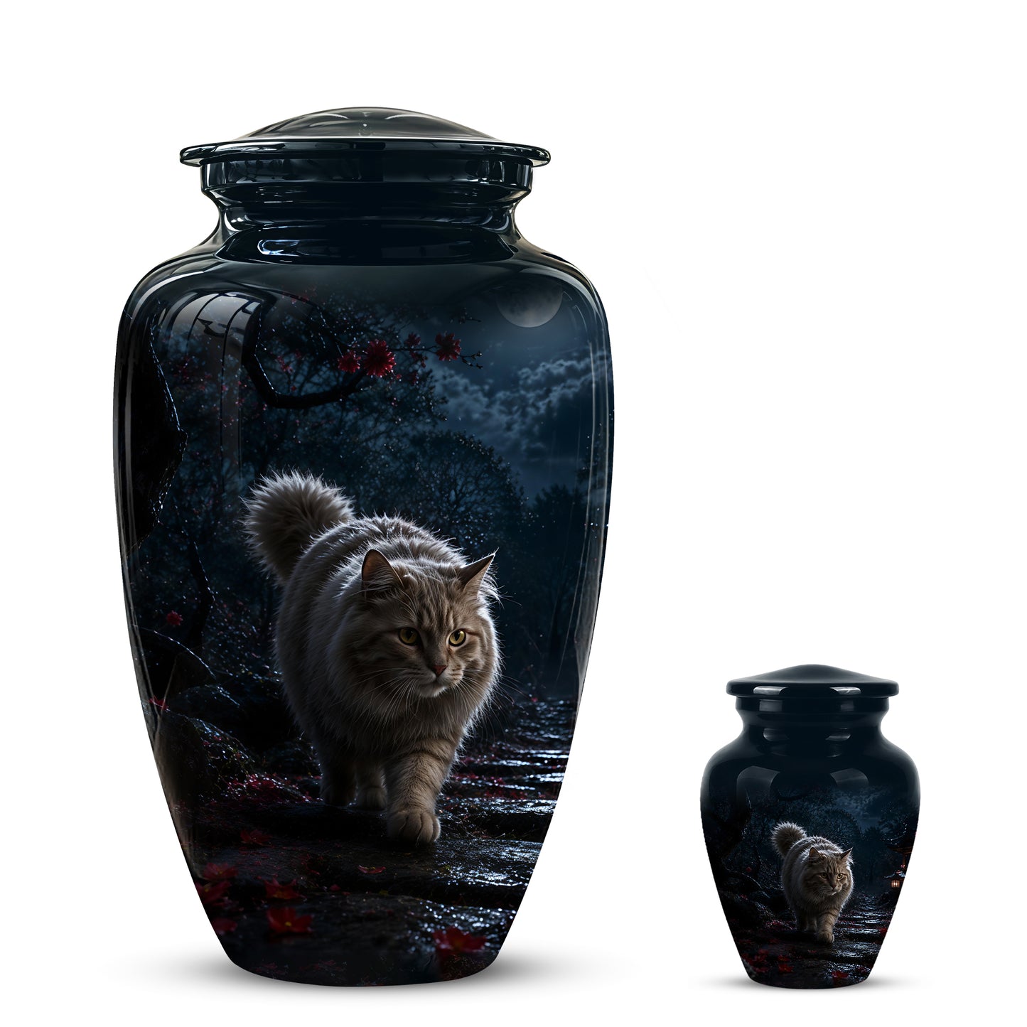 Custom Cat Cremation Urn - Handcrafted Pet Memorial Urns For Ashes