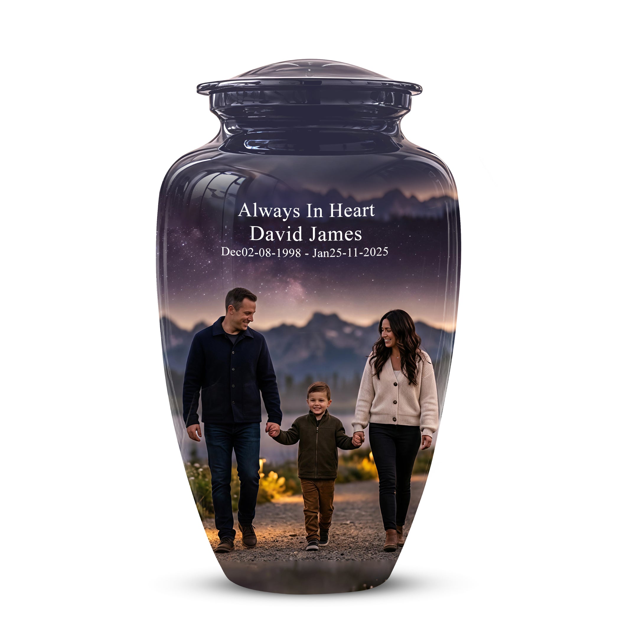 Father, Son & Mother Memorial Urn - Beautiful Tribute Urns For Loved Ones