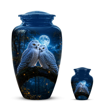 10 inch Large Urn with 1 Keepsake 3 inch