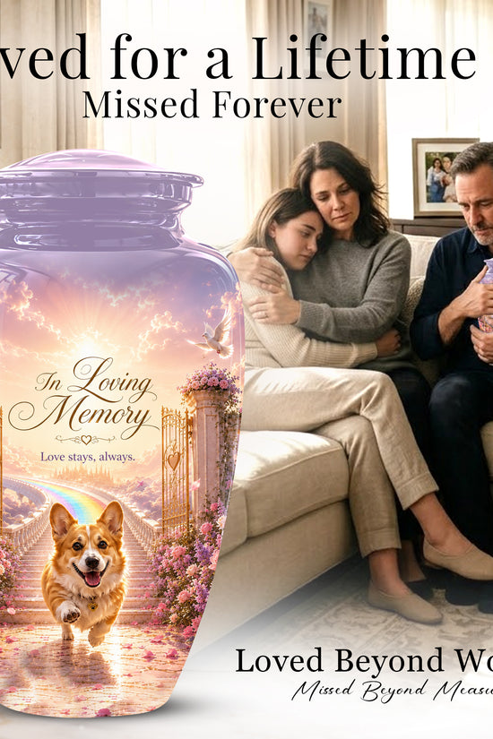 Pet Dog Memorial Urn – Personalized Dog Cremation Urn for Pets Ashes