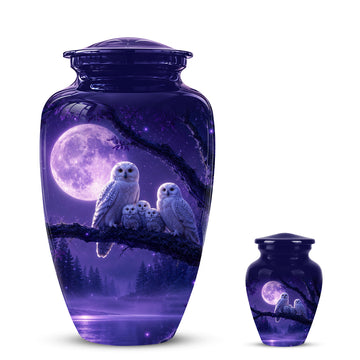 10 inch Large Urn with 1 Keepsake 3 inch