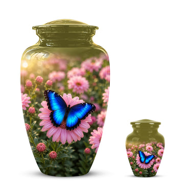 10 inch Large Urn with 1 Keepsake 3 inch
