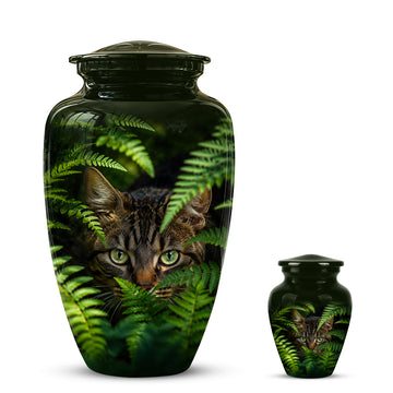 10 inch Large Urn with 1 Keepsake 3 inch