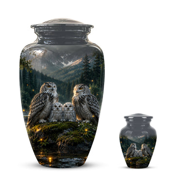 10 inch Large Urn with 1 Keepsake 3 inch