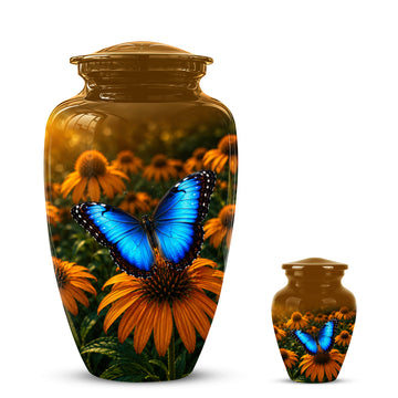 10 inch Large Urn with 1 Keepsake 3 inch