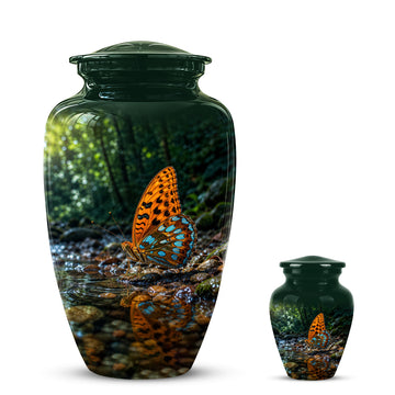 10 inch Large Urn with 1 Keepsake 3 inch