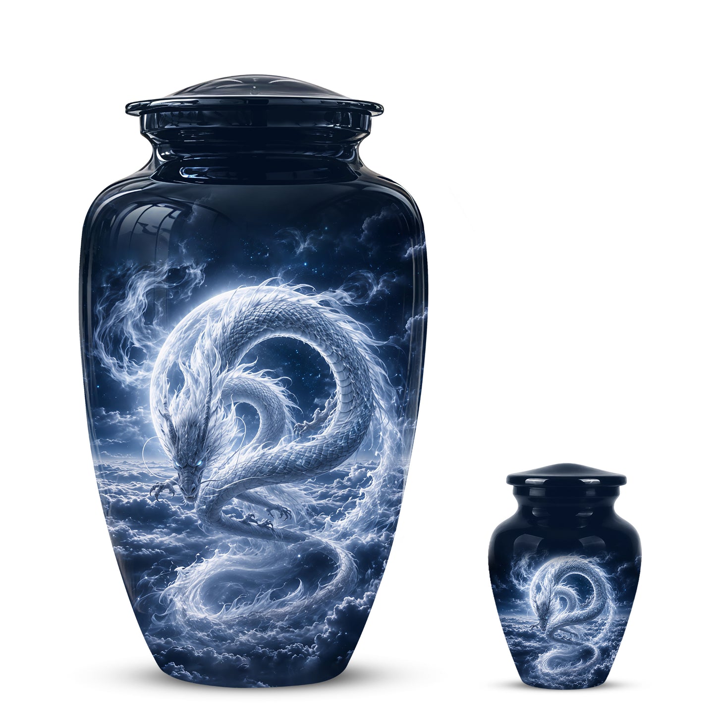Dragon Cremation Urn - Unique Custom Memorial Urn For Human Ashes