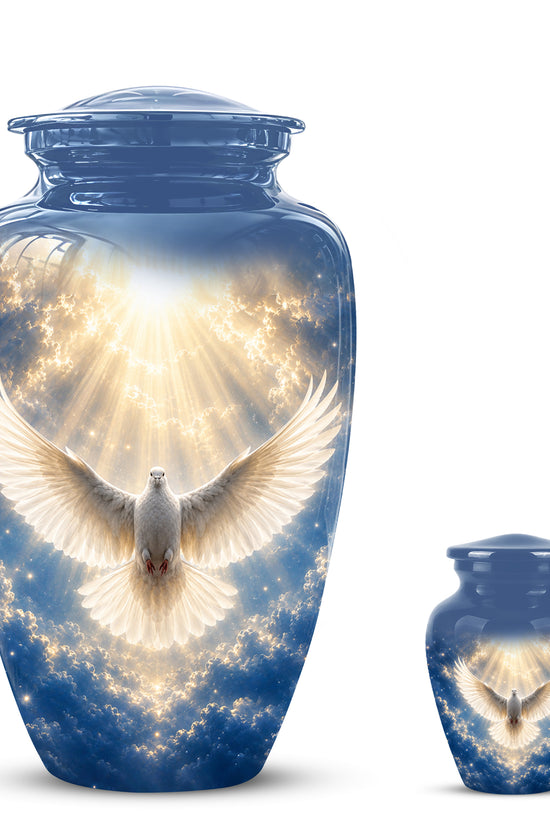 White Dove Cremation Urn - Beautifully Handcrafted Urns For Ashes