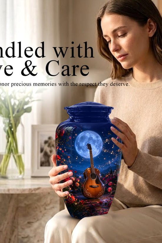 Guitar Memorial Urn - Personalized Cremation Urns For Men&Women Ashes