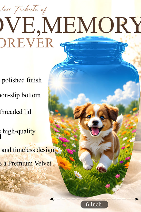 Personalized Dog Cremation Urn - Handcrafted Memorial Urns For Pet Ashes