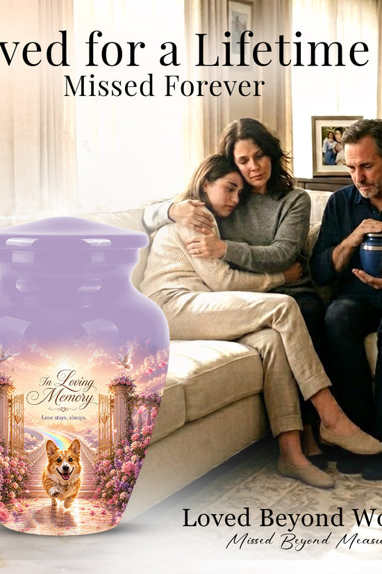 Pet Dog Memorial Urn – Personalized Dog Cremation Urn for Pets Ashes
