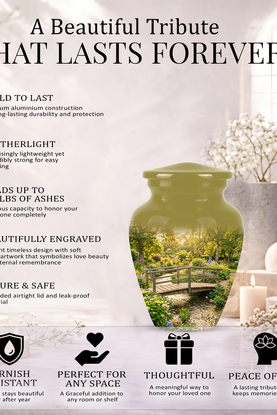 Beautiful Cremation Urns For Nature Lovers - Bridge Scenic Burial Urns