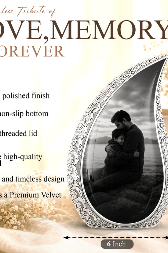 Personalized Father Cremation Urn - Memorial Tribute Urns For Fathers