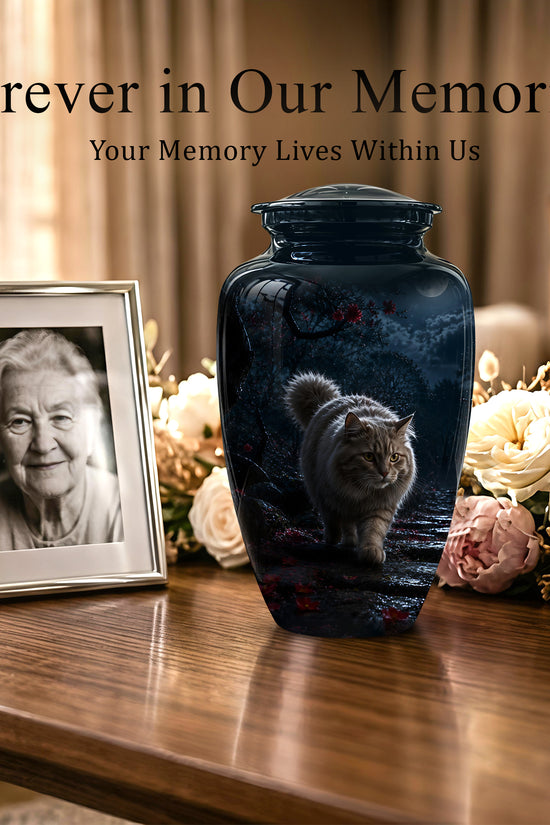 Custom Cat Cremation Urn - Handcrafted Pet Memorial Urns For Ashes
