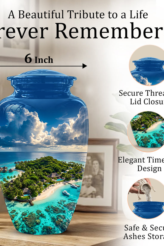 Beach Urns For Human Ashes - Custom Eternal Peaceful Tribute Urns