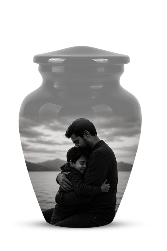 Personalized Father Cremation Urn - Memorial Tribute Urns For Fathers