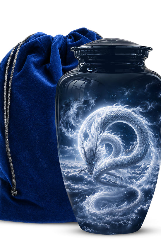 Dragon Cremation Urn - Unique Custom Memorial Urn For Human Ashes